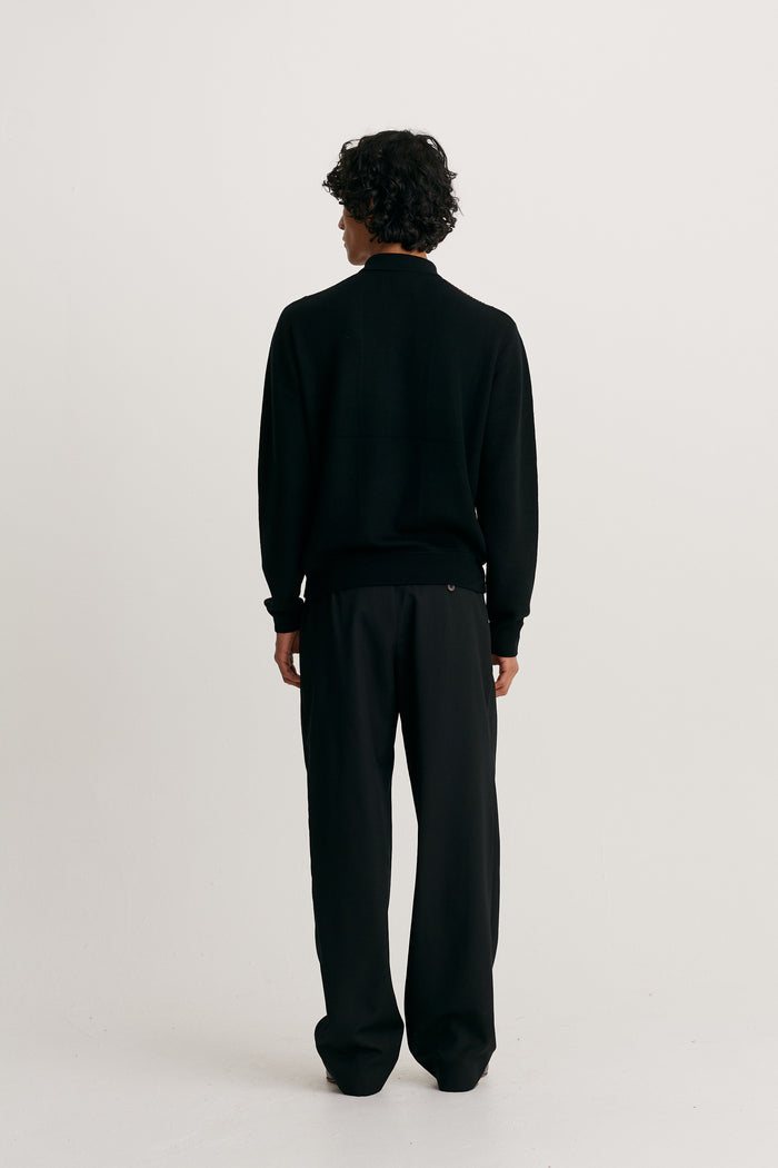 King & Tuckfield Knitted Cardigan BLACK