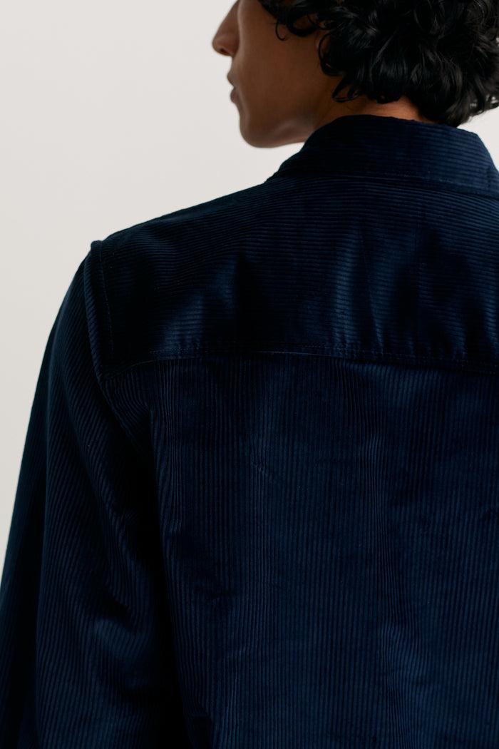 King & Tuckfield LS 50's Shirt MIDNIGHT