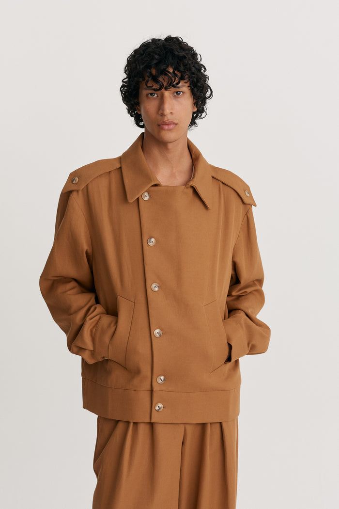 King & Tuckfield Lumber Jacket TOFFEE