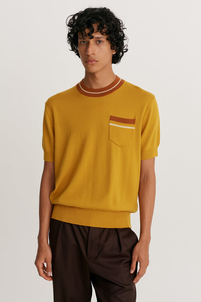 King & Tuckfield Retro T-Shirt ORANGE