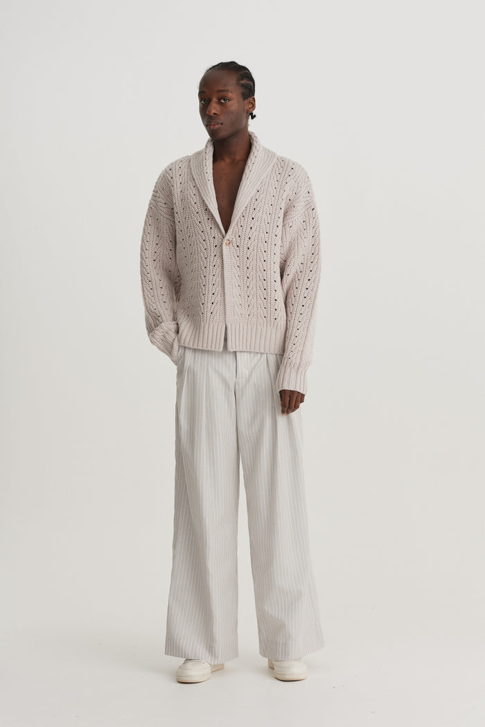 King & Tuckfield Shawl Collar Cardigan GREY