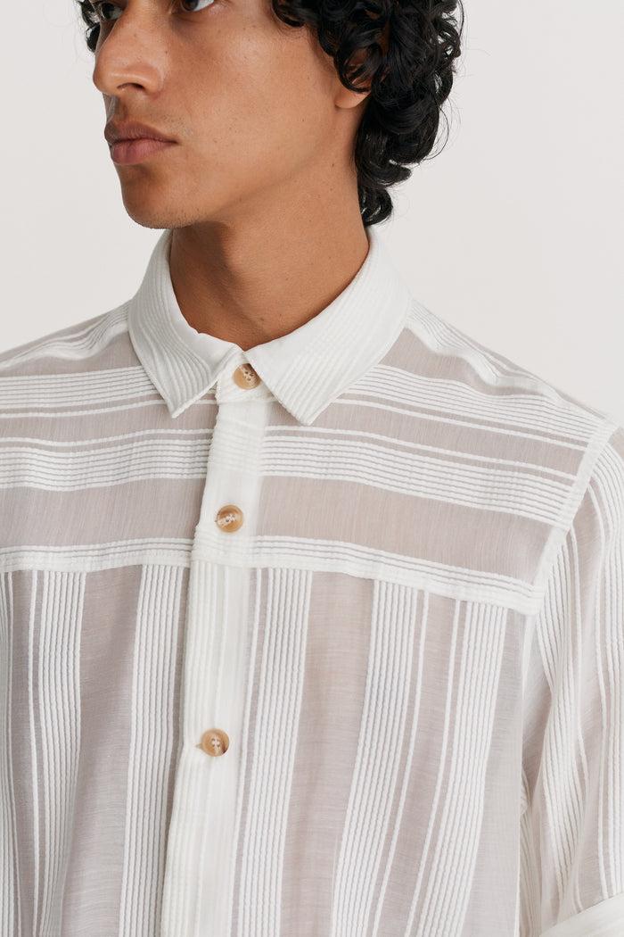 King & Tuckfield SS 50's Shirt WHITE