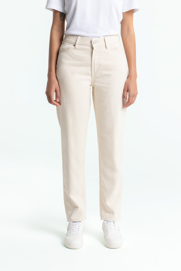 Kings Of Indigo CAROLINE CROPPED CLEAN RECYCLED ECRU