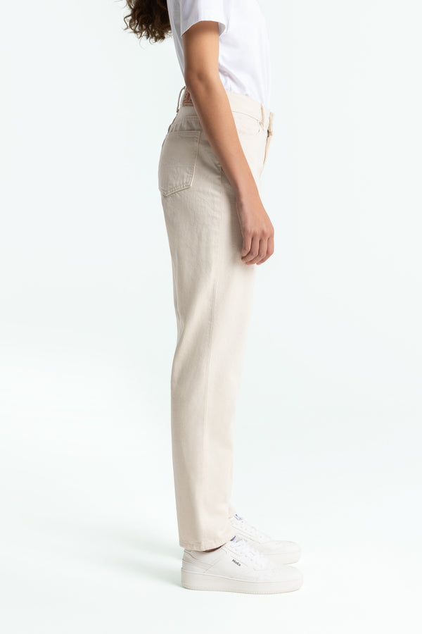 Kings Of Indigo CAROLINE CROPPED CLEAN RECYCLED ECRU