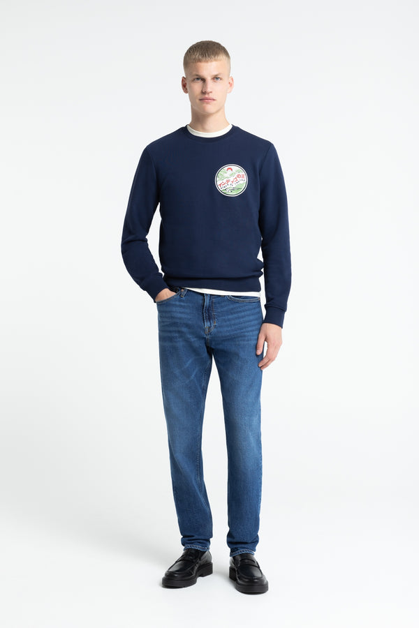 kings of indigo ADDO COTTON FLEX MID BLUE