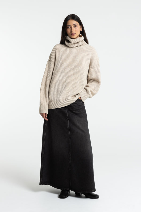 kings of indigo AMIRAH VILMA BROWN BLACK WORN