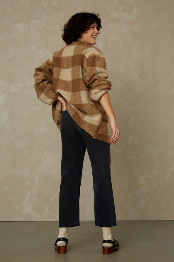 Kings Of Indigo ARIKO CARAMEL CHECK