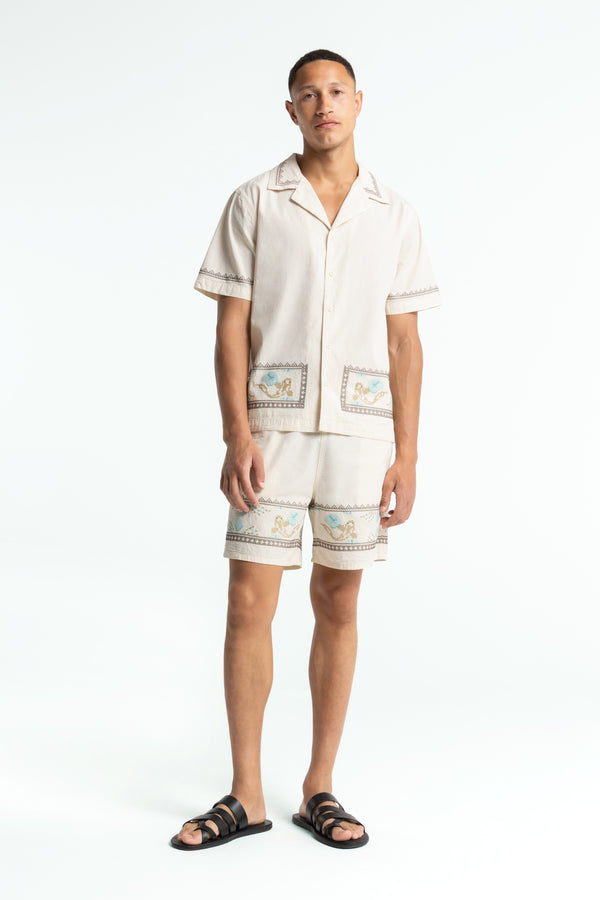 Kings Of Indigo ARKIN ECRU KOI POND