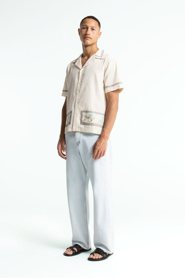 kings of indigo ARKIN ECRU KOI POND