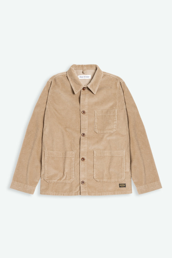 kings of indigo DUNCAN CORD SILVER MINK