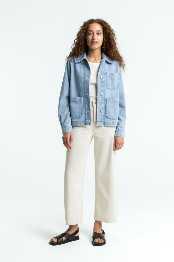 Kings Of Indigo ELISABETH CROPPED AMSTERDAM UNDYED