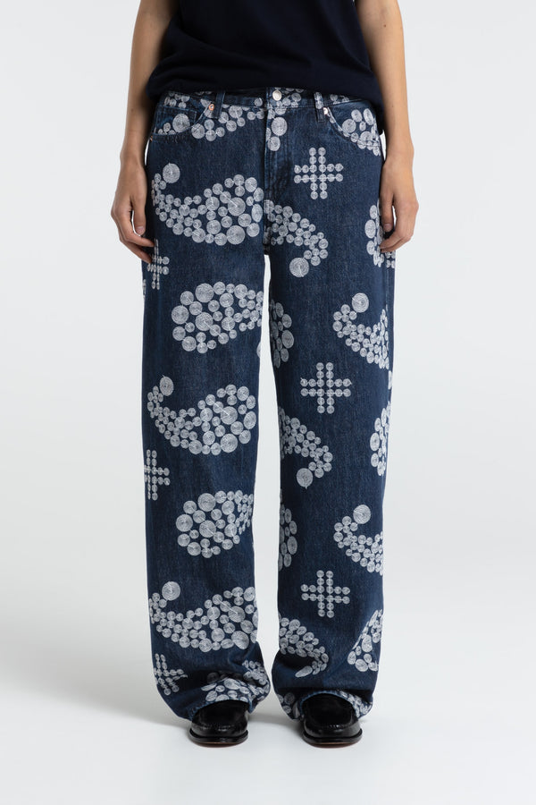 Kings Of Indigo JOAN EMBROIDERY DENIM