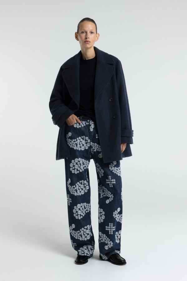 kings of indigo JOAN EMBROIDERY DENIM