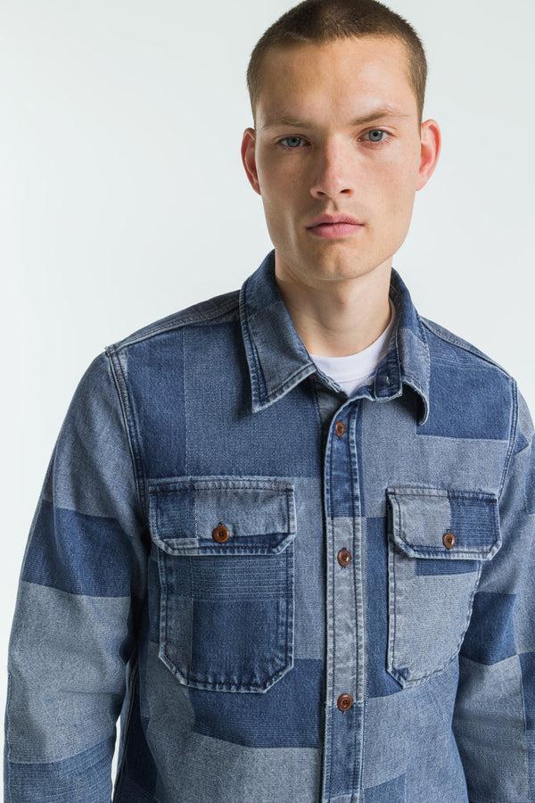 Kings Of Indigo KOGYOKU JACQUARD DENIM