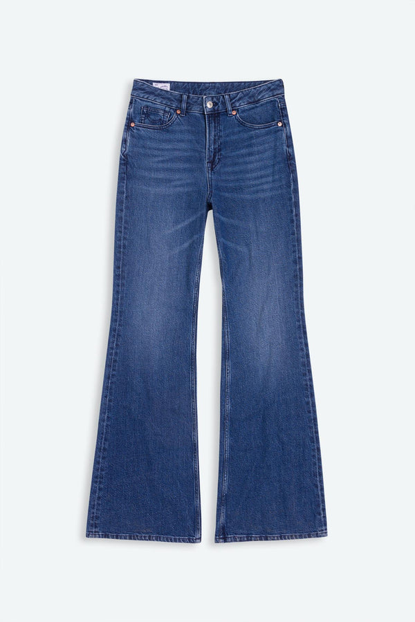 Kings Of Indigo KUKIKO COTTON FLEX MID BLUE