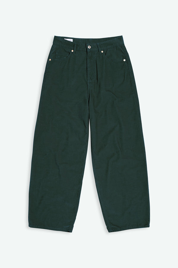 kings of indigo LEILA CORD DARK GREEN CORD