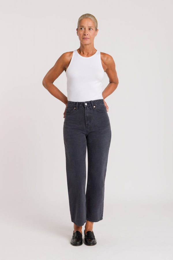 Kings Of Indigo LIORA CLEAN RECYCLED WORN BLACK