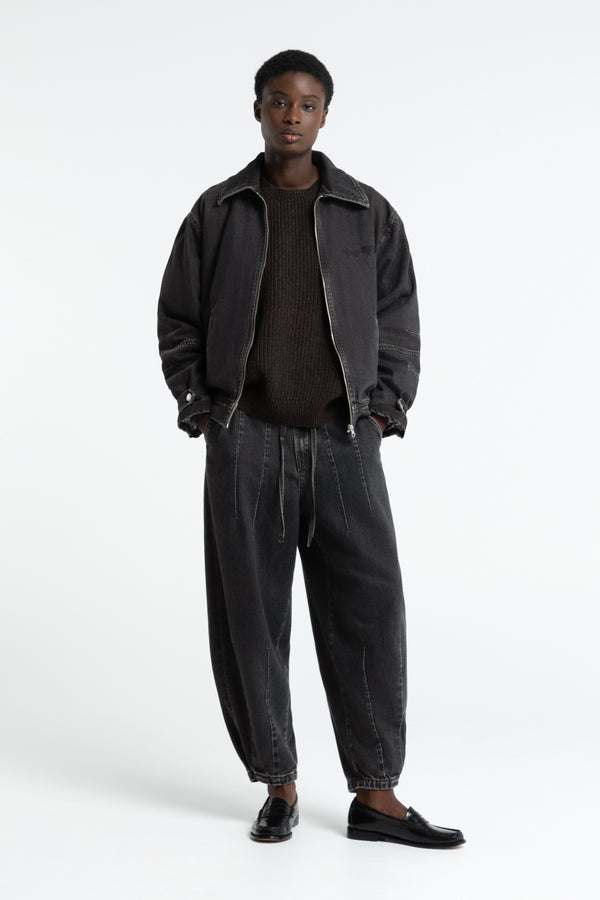 kings of indigo OUJOU VILMA BROWN BLACK