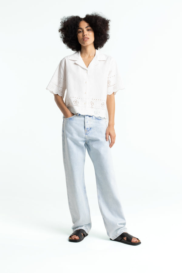 kings of indigo RYANNA WHITE JAPAN CREST