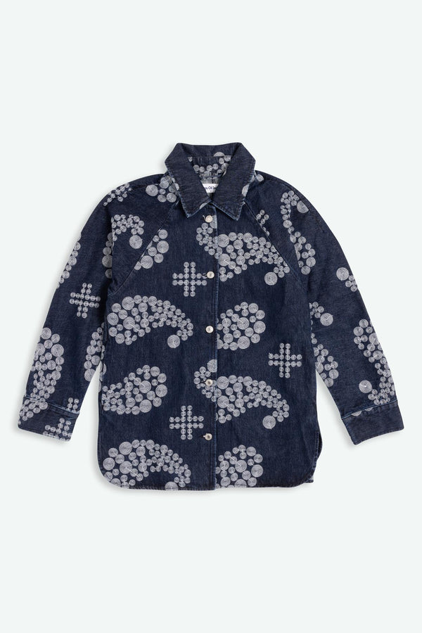 Kings Of Indigo SEIMEI EMBROIDERY DENIM