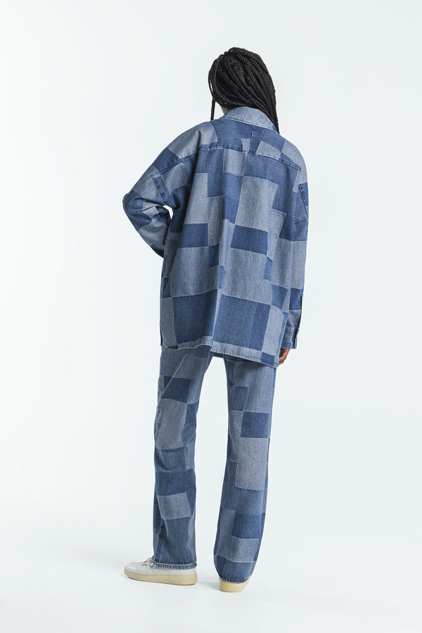 Kings Of Indigo SEIMEI JACQUARD DENIM