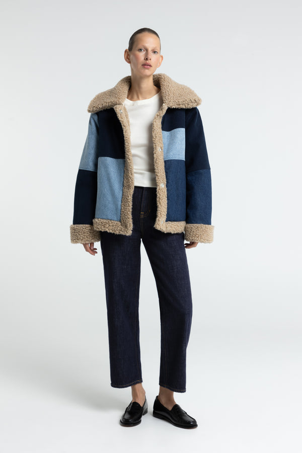 Kings Of Indigo TEIOU PATCHWORK DENIM
