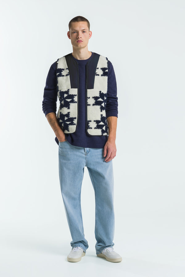 Kings Of Indigo TENJI WINDMILL JACQUARD