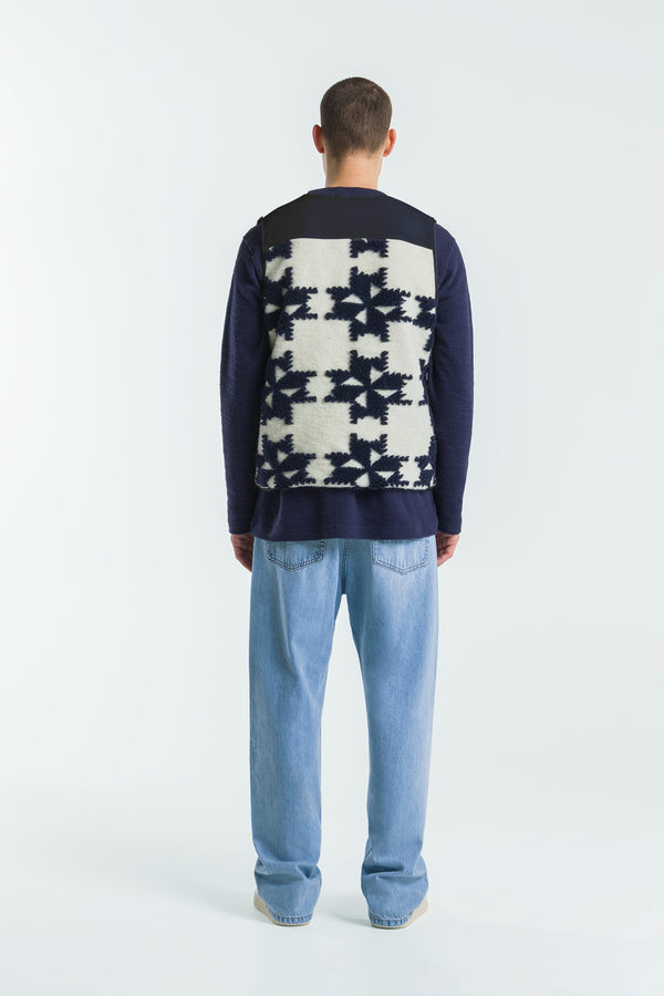 Kings Of Indigo TENJI WINDMILL JACQUARD