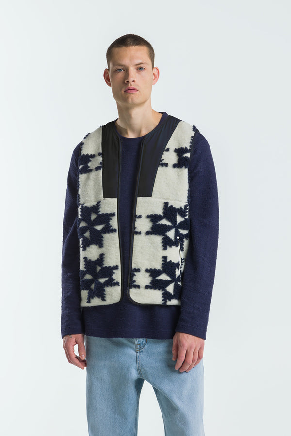 kings of indigo TENJI WINDMILL JACQUARD