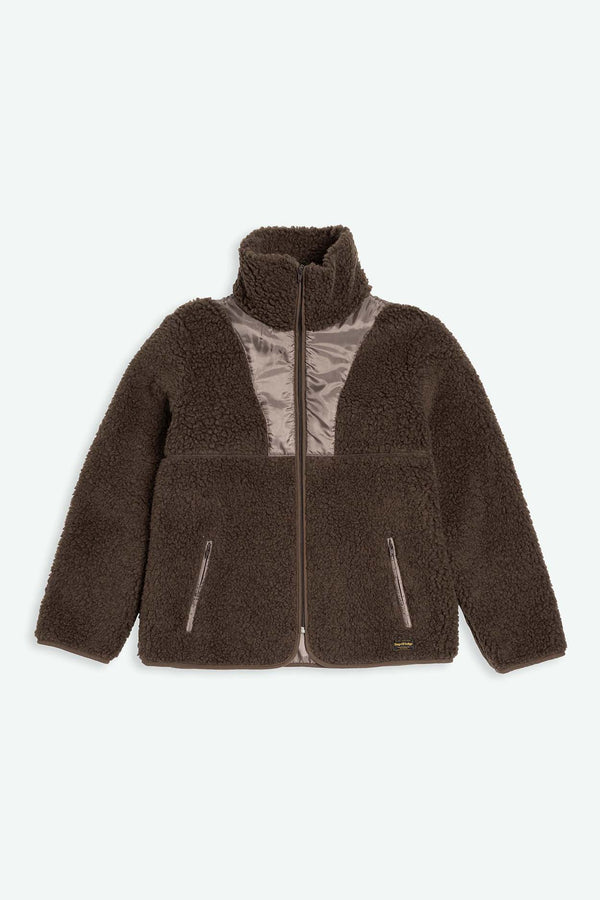 kings of indigo TOTOKU CHOCOLATE BROWN SHERPA