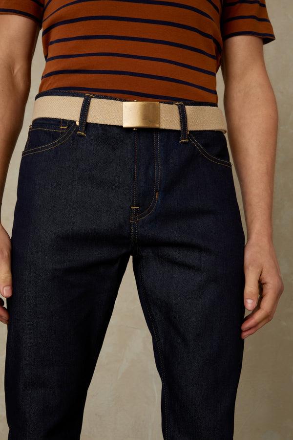Kings Of Indigo VEGAN BELT BEIGE