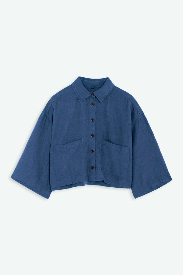 kings of indigo WANDA INDIGO LINEN