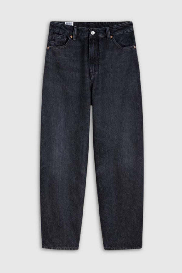 kings of indigo LEILA CROPPED CLEAN BURGOS RECYCLED DARK