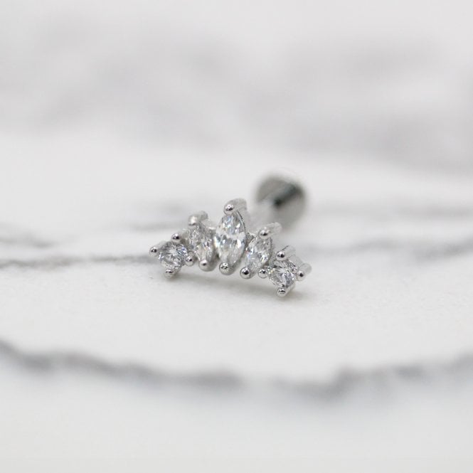 kingsley ryan Crown Jewel Labret - Internally Threaded