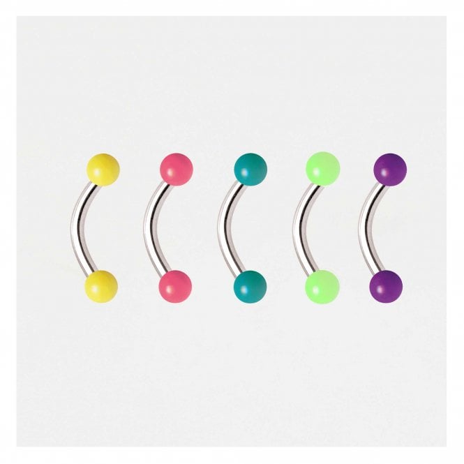 kingsley ryan Acrylic Curved Eyebrow Bar - 1.2mm