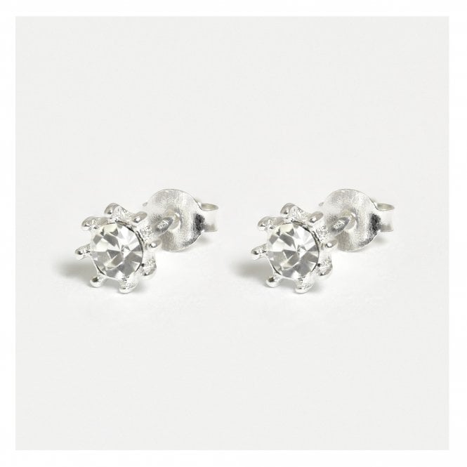 kingsley ryan Alesia Diamante Ear Studs