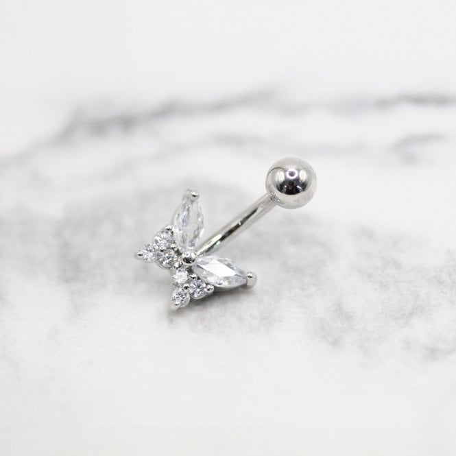 kingsley ryan Baby Butterfly Navel Bar