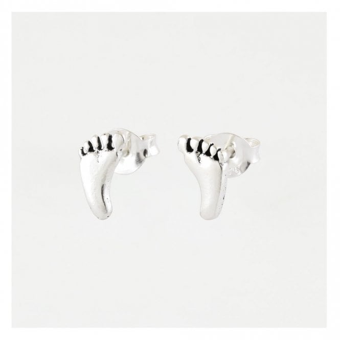 kingsley ryan Baby Footprint Studs
