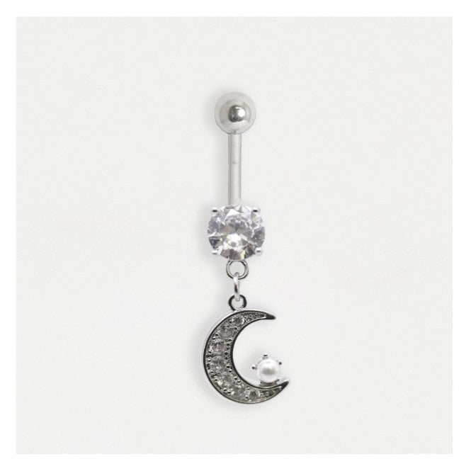 kingsley ryan Belly Bar with a Moonlit Pearl