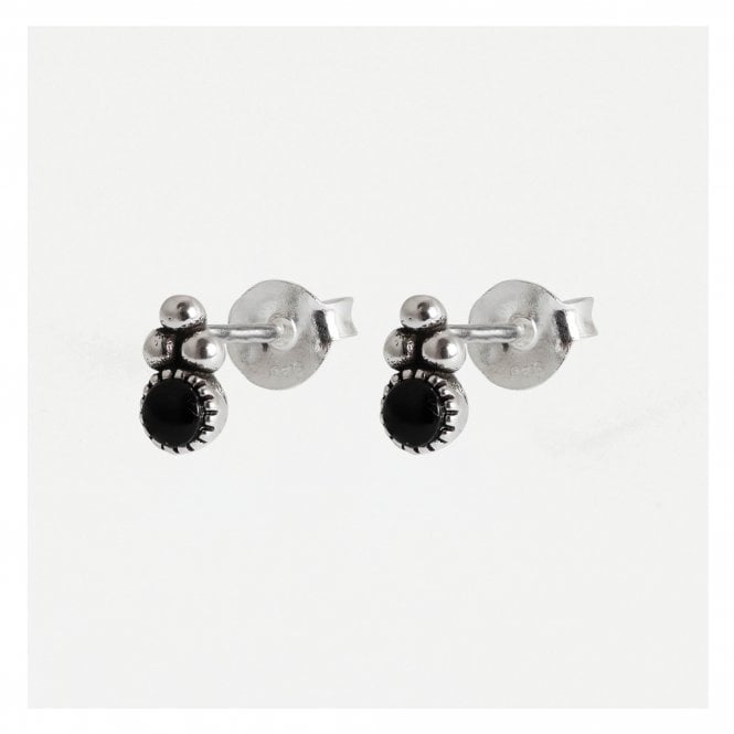 kingsley ryan Black Onyx Ear Studs