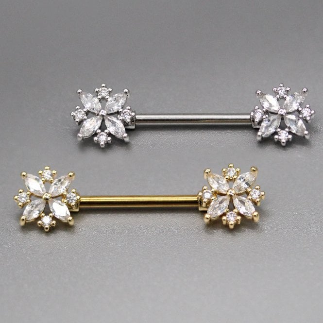 kingsley ryan Bloom Crystal Nipple Bar