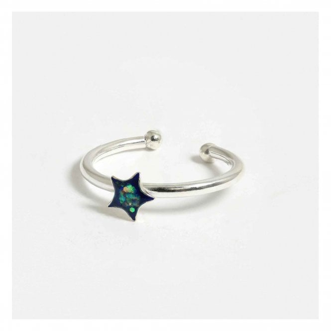 kingsley ryan Blue Star Toe Ring