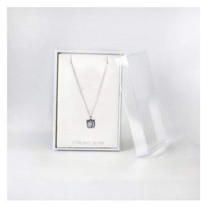 kingsley ryan Boxed Howlite Square Necklace