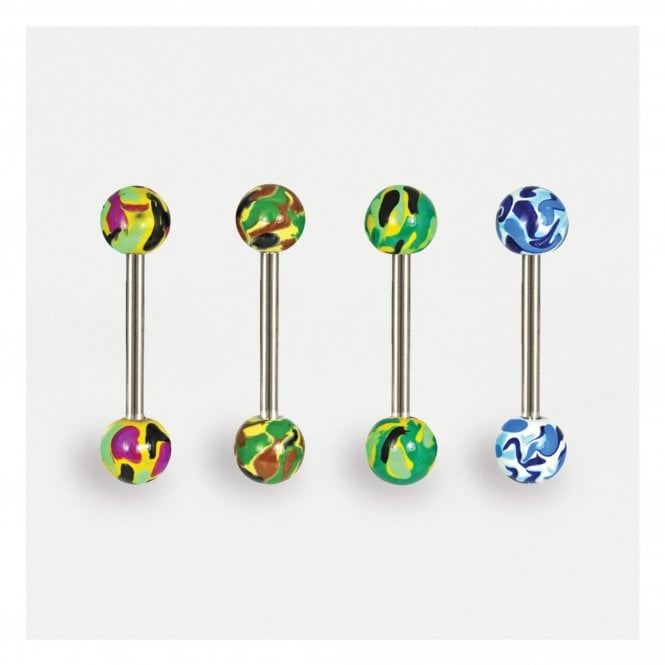 kingsley ryan Camouflage Straight Barbell