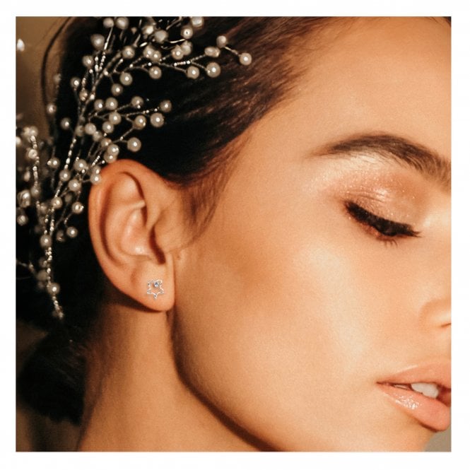 kingsley ryan Celestia Gem set Wire Studs