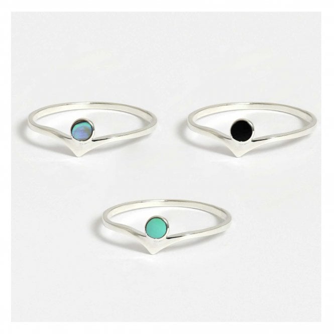 kingsley ryan Chevron Gemstone Ring
