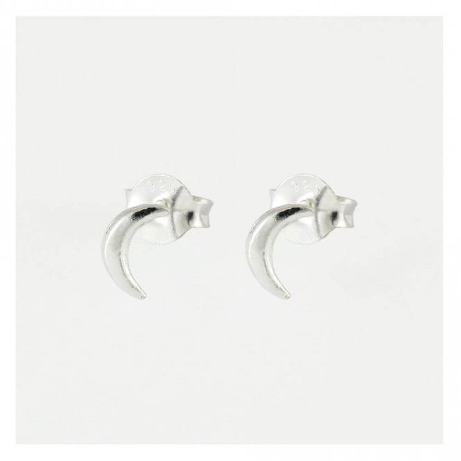kingsley ryan Crescent Moon Stud Earrings