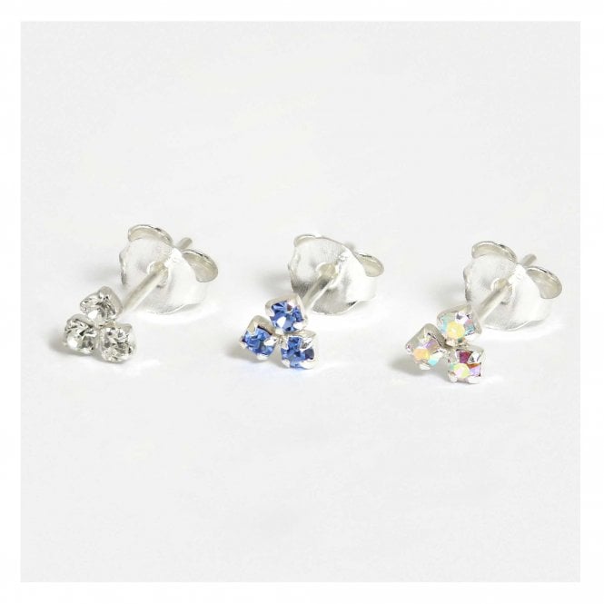 kingsley ryan Crystal Cluster Stud Earrings