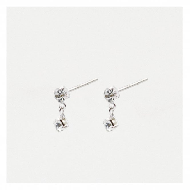 kingsley ryan Crystal Drop Ear Studs