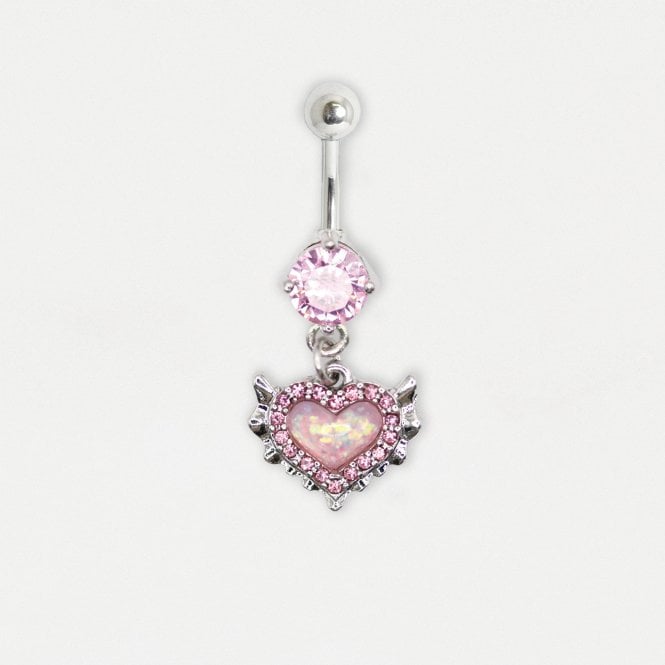 kingsley ryan Devilishly Pink Heart Belly Bar